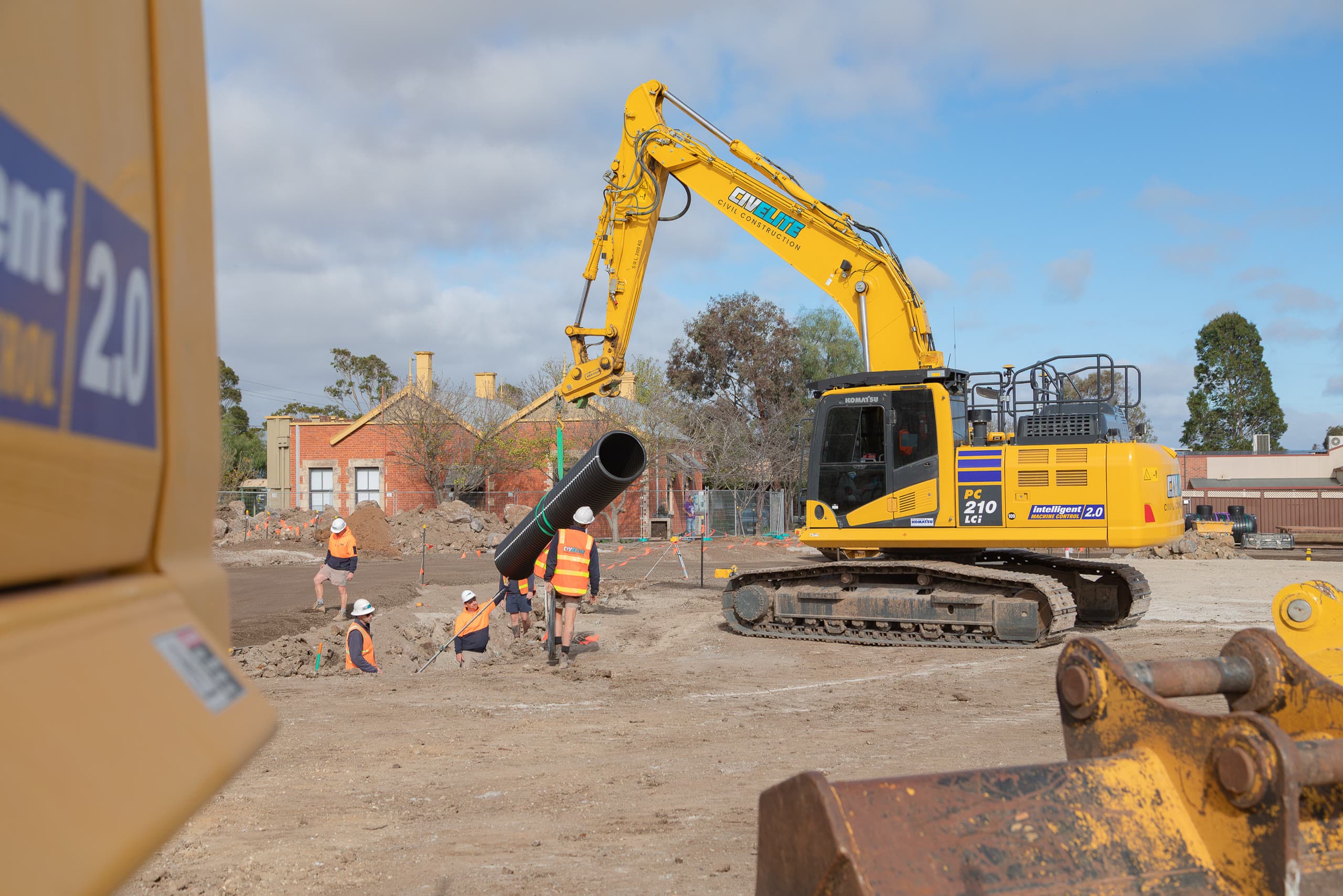 Drainage works, Bannockburn