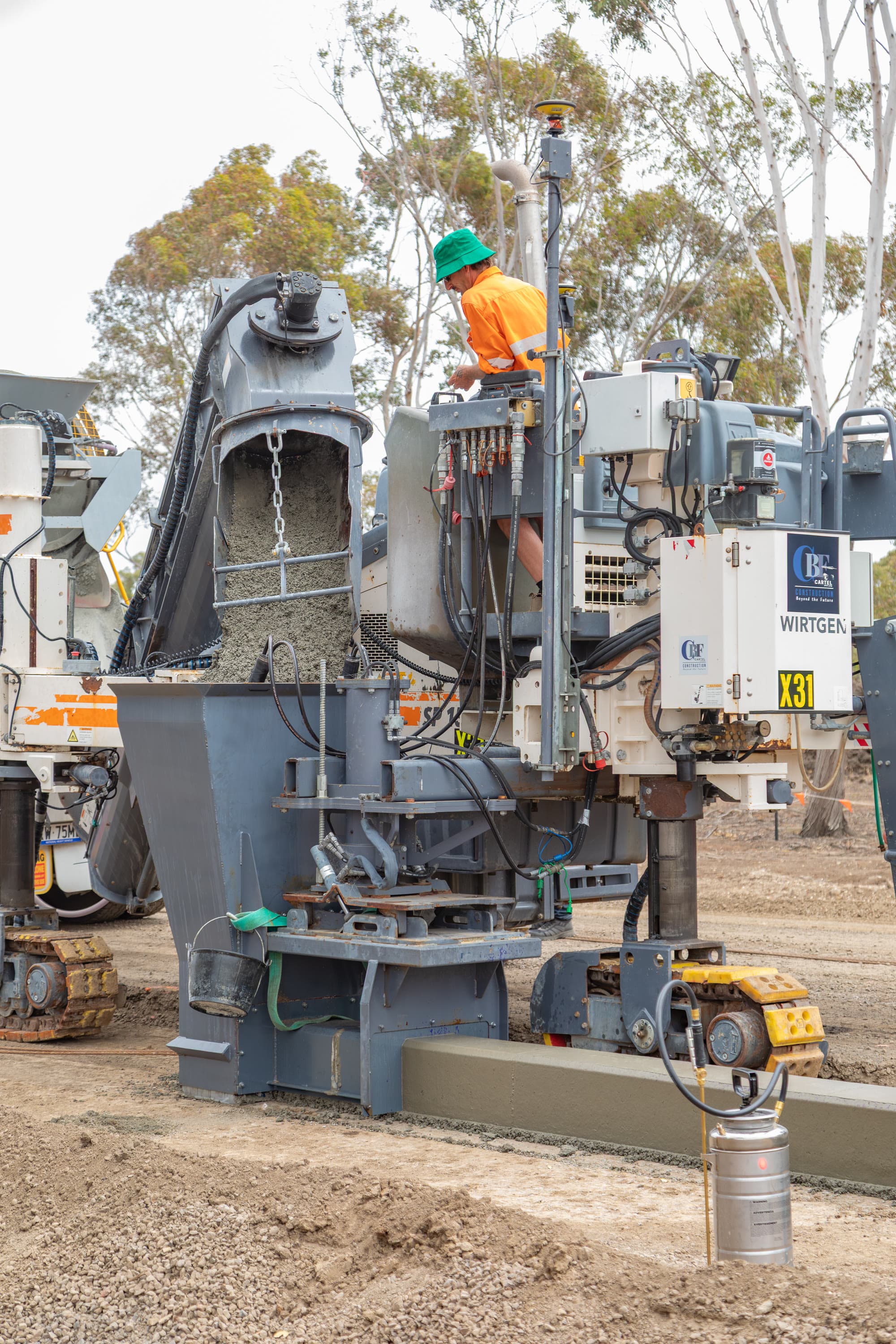 Siteworks and kerbing, Geelong Grammar Link Road